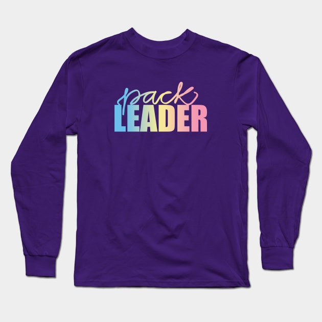 Pack Leader - Rainbow Long Sleeve T-Shirt by BrendaCavalcanti